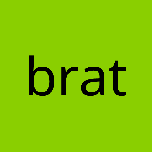 brat generator logo